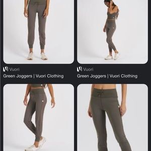 Vuori daily jogger in Oregano